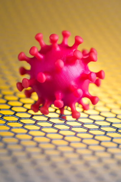 Corona Virus Sars Pandemische Achtergrond — Stockfoto