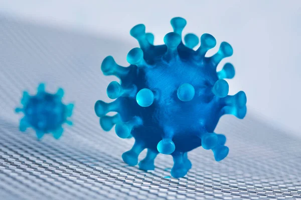 Virus Hautnah Coronavirus Konzept — Stockfoto