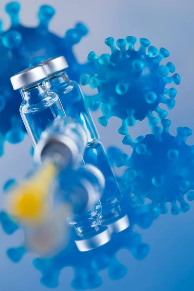 Coronavirus Vaccin Gezondheidszorgconcept — Stockfoto