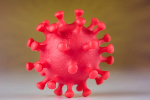 Primer Plano Del Virus Concepto Coronavirus — Foto de Stock