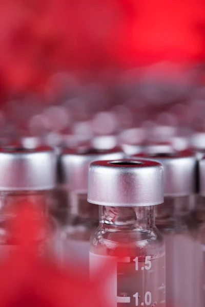 Пляшки Вакцина Проти Коронавірусу Пандемія — стокове фото