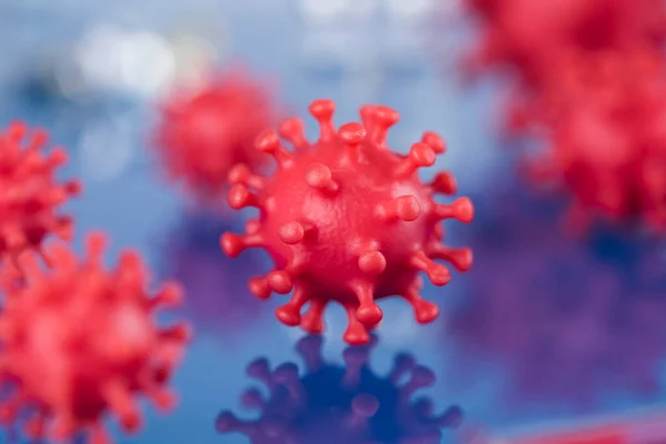 Viruscellen Geïnfecteerde Pandemische Medische Gezondheid — Stockfoto