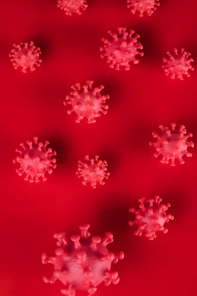 Virus Corona Sars Pandemia Fondo — Foto Stock