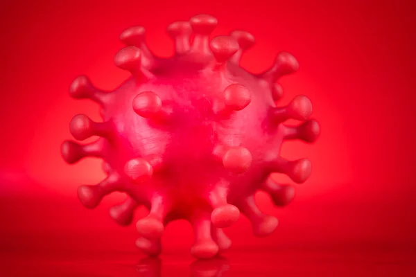 Viruszellen Infizierten Pandemischen Medizinischen Zellen — Stockfoto