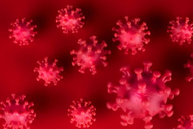 Virüs hücreleri enfekte, salgın sağlık