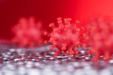 Virüs kapanıyor, koronavirüs konsepti