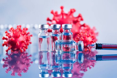 Coronavirus, aşı, sağlık tedavisi konsepti