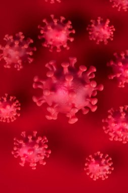 Virüs kapanıyor, koronavirüs konsepti