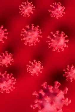 Virüs kapanıyor, koronavirüs konsepti