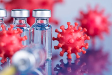 Coronavirus, aşı, sağlık tedavisi konsepti