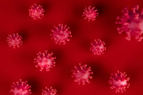 Primer Plano Del Virus Concepto Coronavirus —  Fotos de Stock