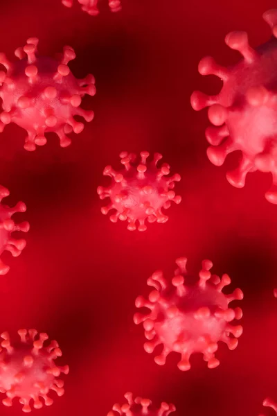Primer Plano Del Virus Concepto Coronavirus —  Fotos de Stock