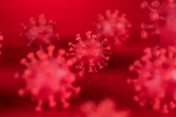 Вірус Крупним Планом Концепція Коронавірусу — стокове фото