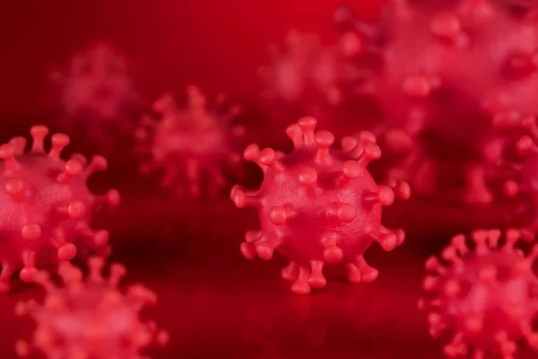 Virusceller Infekterad Pandemisk Medicinsk Hälsa — Stockfoto