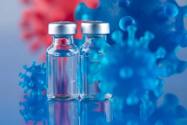 Coronavirus, aşı, sağlık tedavisi konsepti