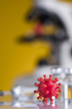 Pandemik sağlık riski konsepti, korona virüsü