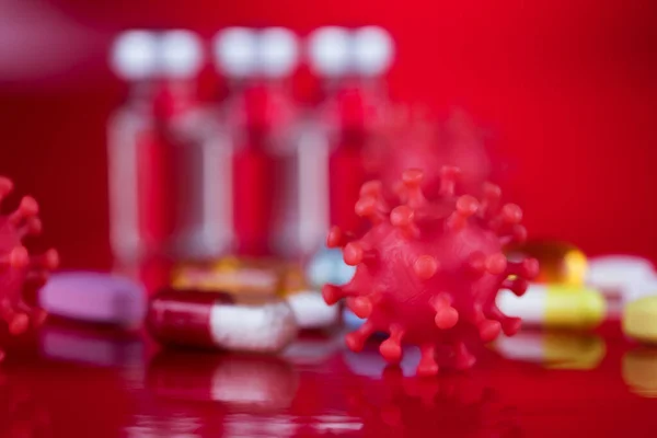 Hintergrund Der Virenpandemie Medizinische Gesundheit — Stockfoto