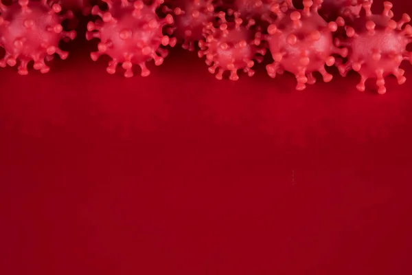 Cellule Virali Infette Salute Medica Pandemica — Foto Stock