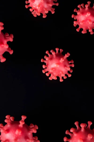 Viruszellen Infizierten Pandemischen Medizinischen Zellen — Stockfoto