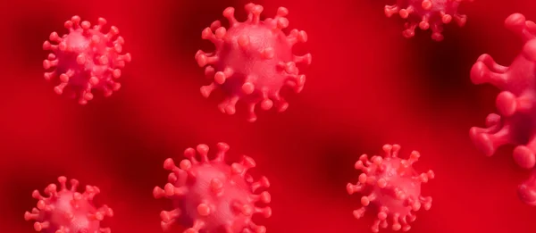 Células Virais Infectadas Saúde Médica Pandêmica — Fotografia de Stock