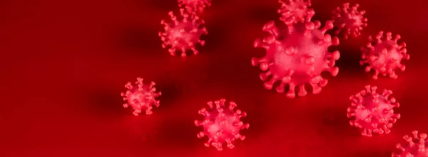 Wirus Bliska Koncepcja Koronawirusa — Zdjęcie stockowe