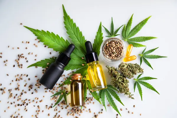 Cannabisolie Marihuana — Stockfoto