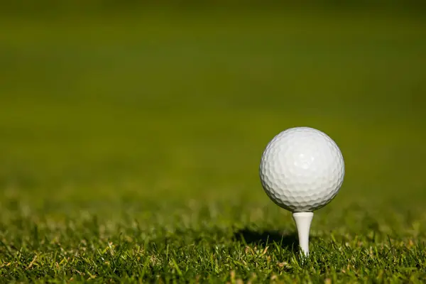緑の芝生の上のゴルフボール ロイヤリティフリーのストック写真