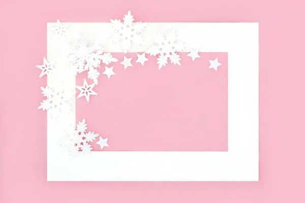 눈송이와 모양의 성탄절 연휴에 수있는 디자인 — 스톡 사진