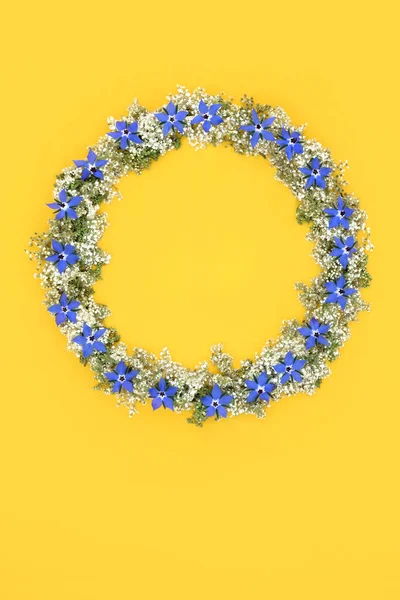 노란색 장미꽃 치료제 꽃무늬 — 스톡 사진