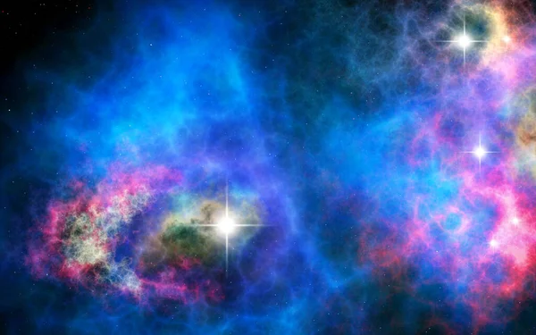 Galaxies Fond Nébuleuses Cosmiques Belle Image Univers Avec Galaxies Étoiles — Photo