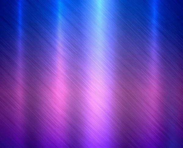 金属紫青テクスチャ背景 ブラッシュメタルテクスチャプレートパターン 多色ベクトルイラスト — ストックベクタ