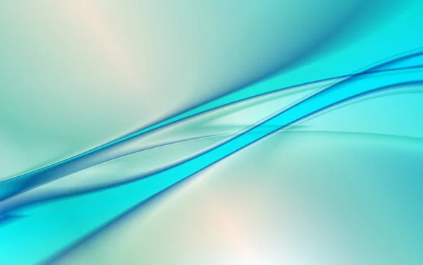 Fondo Abstracto Verde Líneas Fantasía Azul Blanco Ondas Suaves Elegante — Archivo Imágenes Vectoriales