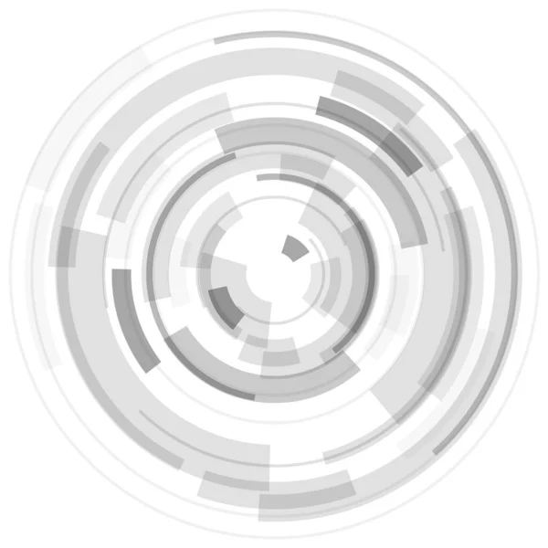 Kruhový Symbol Abstraktní Design Technologie Objektivu Rotační Vektorová Ilustrace — Stockový vektor