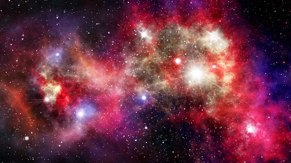 Космічний Фон Туманностями Зірками Красива Картина Всесвіту Галактиками Космічні Туманності — стокове фото