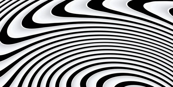 Білий Абстрактний Фон Біло Сірі Смуги Елегантний Хвилястий Смугастий Візерунок — стоковий вектор