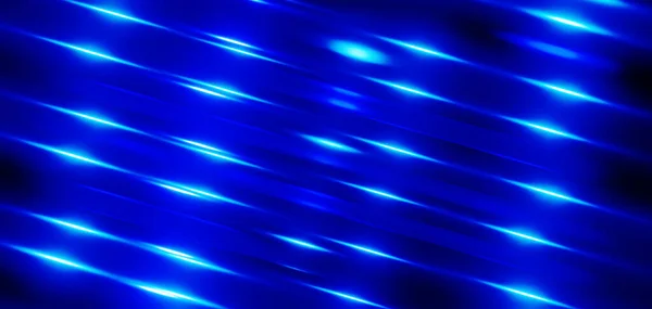 Blue Metal Texture Background Interesting Striped Chrome Waves Pattern Silky — Stockfoto