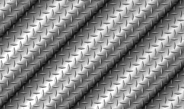 Plata Pulido Fondo Textura Acero Brillante Cromo Metálico Con Placa — Archivo Imágenes Vectoriales