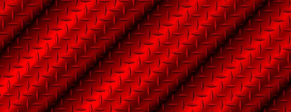 Vermelho Polido Fundo Textura Brilhante Metálico Com Diamante Placa Textura — Vetor de Stock