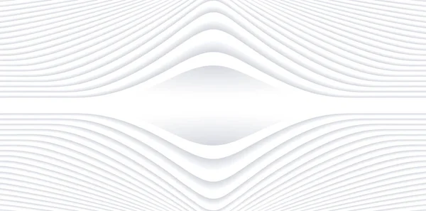 白色条纹图案背景 3D线条设计 抽象对称最小白灰色背景用于商业展示 矢量插图 — 图库矢量图片