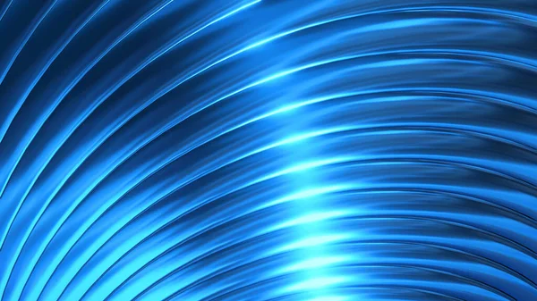 青い金属の背景 光沢のある縞模様の金属の抽象的な背景 技術光沢のある3Dレンダリングイラスト — ストック写真