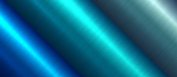 Blue Metal Background Technology Design Brushed Metal Texture Vector Illustration — Stock Vector