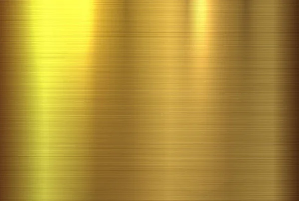 Gold Metallic Background Brushed Metal Golden Texture Pattern Vector Illustration — Stock Vector