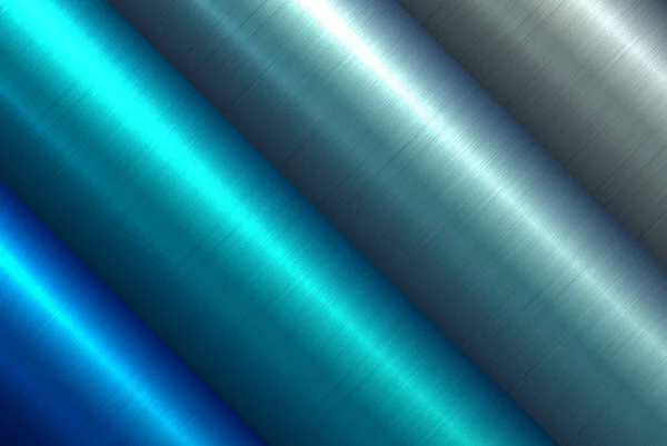 Blue Metal Background Technology Design Brushed Metal Texture Vector Illustration — Stock Vector