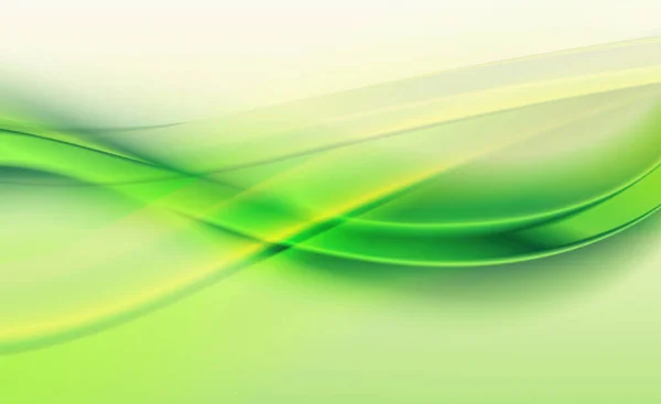 Abstract Green Background Elegant Wavy Illustration —  Fotos de Stock