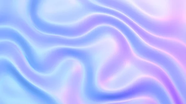 紫色蓝色背景 波浪形纹理图案 3D渲染插图 — 图库照片
