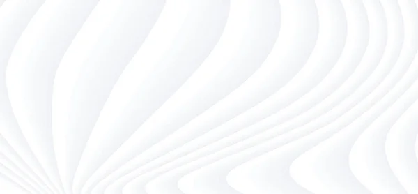 White Srtiped Background Wavy Stipes Abstract Background White Gray Elegant — Vettoriale Stock