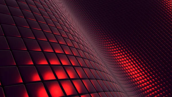 Темно Червоний Металевий Фон Металевий Квадратний Візерунок Сучасні Технології Геометричний — стокове фото