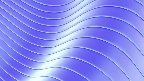 Срібний Синій Фон Смуги Хвилястий Візерунок Елегантний Абстрактний Смугастий Візерунок — стокове фото