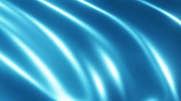 Blauer Wellenförmiger Kunststoff Glänzender Hintergrund Glatte Wellenförmige Texturmuster Tapete Darstellung — Stockfoto