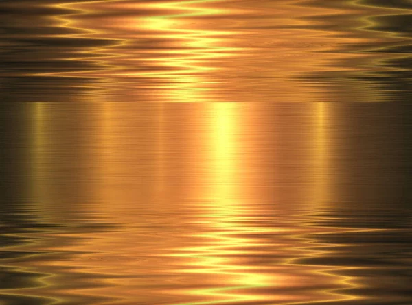 Fondo Metálico Oro Brillante Oro Brillante Metal Ondulado Líquido Patrón —  Fotos de Stock